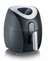 Severin 2430 Singolo 3,2 L Indipendente 1500 W Friggitrice ad aria calda Nero, Acciaio inox 