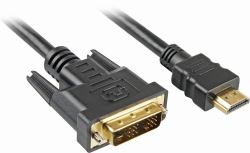 Sharkoon 4044951009060 cavo e adattatore video 3 m HDMI DVI-D Nero 