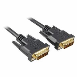 Sharkoon 3m DVI-D to DVI-D [18+1] cavo DVI Nero 
