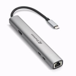Sharkoon 4044951040704 hub di interfaccia 1250 Mbit/s Grigio scuro 