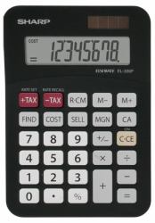 Sharp EL-330FBBK calcolatrice Tasca Calcolatrice di base Nero 