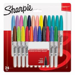 Sharpie Fine evidenziatore 24 pz Punta sottile Multicolore 