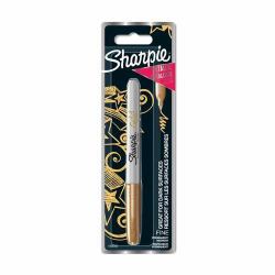 Sharpie 1986003 marcatore permanente Punta sottile Oro 1 pz 