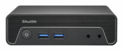 Shuttle Nano PC NE10N PC con dimensioni 0,6 l Nero N100 Intel SoC 