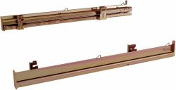 Siemens HZ638070 accessorio e componente per forno Guida telescopica Ottone Acciaio inox 