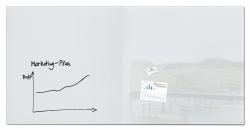 Sigel GL225 bacheca magnetiche e accessori Vetro 2000 x 1000 mm Bianco 