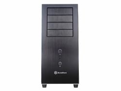 Silverstone TJ04-E Midi Tower Nero, Argento 