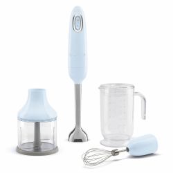 Smeg Frullatore Immersione con Accessori 50's Style – Azzurro LUCIDO – HBF03PBEU 