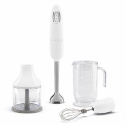 Smeg Frullatore Immersione con Accessori 50's Style – Bianco LUCIDO – HBF03WHEU 