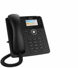 Snom Tischtelefon D717 telefono IP Nero 3 linee TFT 