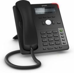 Snom D712 telefono IP Nero 4 linee 