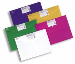 Snopake Polyfile ID Blu, Verde, Rosa, Viola, Turchese A4 