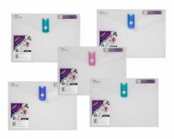 Snopake Polyfile USB A4 Electra Asstd- 5 Files