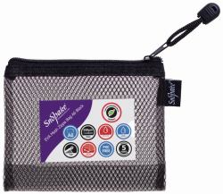 Snopake EVA Black HC Mesh Zippa Bag A6- 3 Bags