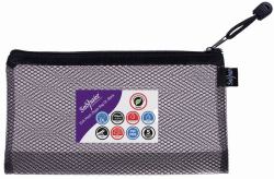 Snopake EVA Black HC Mesh Zippa Bag DL- 3 Bags