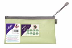 Snopake EVA Pastel Mesh HC DL Zippa Bag - Green- 3 Bags