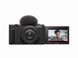 Sony Vlog camera ZV-1F di | Fotocamera digitale [schermo orientabile, video in 4K, slow motion, funzionalità per vlog] - Nera 