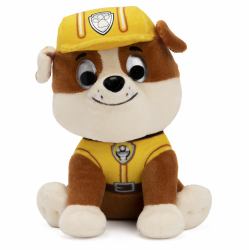 PAW Patrol Gund, peluche Rubble da 15cm, per bambini da 1 anno 