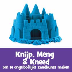 Spin Master Kinetic Sand , 900 g di blu per mischiare, modellare e creare, dai 3 anni in su 