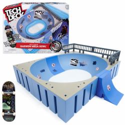 Spin Master Tech Deck , Daewon Mega Bowl, X-Connect Park Creator, Set di Rampe da Personalizzare e Costruire con Fingerboard Speciale, Giocattoli per Bambini, 6+ Anni 