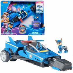 Spin Master PAW Patrol , Mighty Cruiser di Chase, con Luci e Suoni, dal Super Film, Giochi per Bambini e Bambine, 3+ anni 