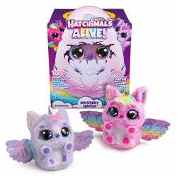 Spin Master Hatchimals Alive, Uovo Mystery Hatch Pufficorn, Peluche Interattivo a Sorpresa con Effetti Speciali, Nebbia, Luci, 100 Reazioni e Suoni, Giocattoli per Bambini e Bambine, 5+ Anni - Modelli Variabili 