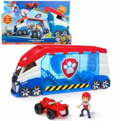Spin Master PAW Patrol , PAW Patroller trasformabile con lanciatore per veicoli, luci e suoni, personaggio di Ryder e quad giocattolo, Giocattoli per bambini e bambine da 3 anni in su 