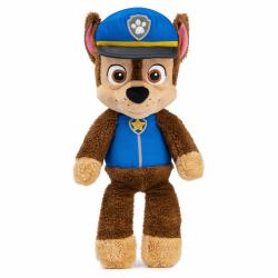 Spin Master PAW Patrol GUND , Giocattolo di Peluche Chase Take Along Buddy, Blu e Marrone, 33 cm, 1+ Anni 