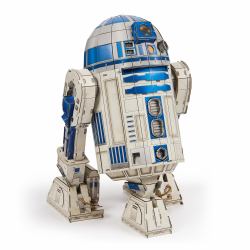 Spin Master 4D Build , kit di modellismo in cartoncino di R2-D2 di Star Wars da 201 pezzi Decorazione, Giocattoli da costruzione Kit di modellismo 3D per adulti e ragazzi dai 12 anni in su 