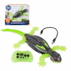 Spin Master HEX BOTS Geco Telecomandato, Giocattolo Interattivo Radiocomandato, Ricaricabile con Cavetto USB, si Arrampica sulle Pareti e Corre sui Pavimenti, Giocattolo per Bambini e Bambine, 4+ Anni 