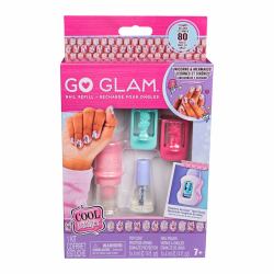 Spin Master Cool Maker , GO GLAM, Ricarica per stampo per unghie con motivi di unicorni e sirene, kit per 80 unghie, giocattoli creativi per bambine dai 7 anni in su 