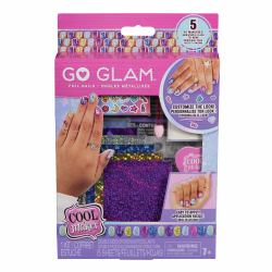 Spin Master Cool Maker , GO GLAM, kit Unghie laminate con 6 fogli di lamine luccicanti e adesivi per unghie per 5 manicure fai da te, giocattoli creativi per bambine dai 7 anni in su 