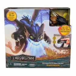 Spin Master DreamWorks Dragons , How to Train Your Dragon, Sdentato Sputafuoco, Action Figure con Luci, Suoni e Ali da oltre 60 cm, Giocattoli per Bambini, 4+ Anni 