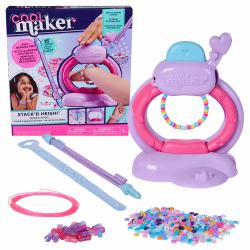Spin Master Cool Maker , Macchina dei Braccialetti Heishi dell'Amicizia, con Pratica Penna Impila-Perline e oltre 1200 Perline, per la Realizzazione di 15 Braccialetti, Giocattoli Artistici per Bambine, 7+ Anni 