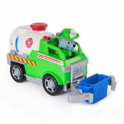 Spin Master PAW Patrol Fire Rescue: Autocisterna Antincendio di Rocky con Personaggio, Tenaglia e Camion Giocattolo, Giocattoli per Bambini e Bambine, 3+ Anni 
