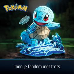 Spin Master 4D Build , Pokémon Squirtle, Kit di Modellismo 3D, Puzzle per Adulti, 180 pezzi, dai 12 Anni in su 