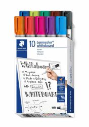 Staedtler Lumocolor 351 B10 evidenziatore 10 pz Tipo di punta Nero, Blu, Marrone, Verde, Azzurro, Verde chiaro, Arancione, Rosa, Rosso, Viola 