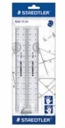 Staedtler 562 152 PB righello 150 mm Plastica Trasparente 2 pz 