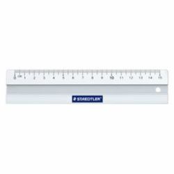 Staedtler Mars 563 Righello da scrivania 150 mm Alluminio Bianco 