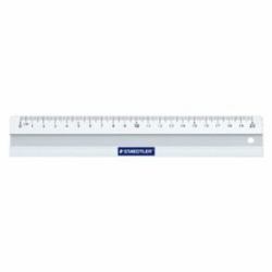 Staedtler Mars 563 Righello da scrivania 200 mm Alluminio Bianco 