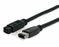 StarTech.com 6 ft 1394b Firewire Cable 9-6 Pin M-M 1,8 m Nero 