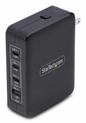StarTech.com Caricatore USB-C da parete da 140W, 3x USB-C/1x USB-A, adattatore di alimentazione internazionale PD 3.1 GaN per MacBook/Dell XPS/Inspiron 