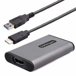 StarTech.com Scheda di Acquisizione Video USB HDMI, Adattatore Esterno USB-A/C 3.0 per Acquisizione Video HDMI 4K 30Hz, UVC, Live Streaming, Video Capture; Compatibile USB-A, USB-C, TB3 - Windows/Mac/Ubuntu 