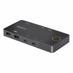 StarTech.com C2-H46-UC2-PD-KVM switch per tastiera-video-mouse [kvm] Nero 