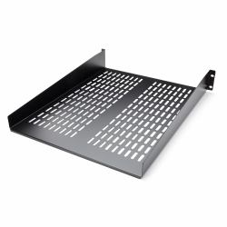 StarTech.com Ripiano per montaggio a rack con fessure 22" 2U - Ripiano per armadio server rack fisso - 22 kg 