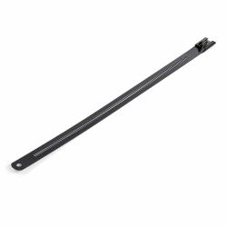 StarTech.com Fascette metalliche per cavi da 22cm - 7mm di larghezza, 55mm di diametro del fascio, resistenza alla trazione 45Kg, acciaio inossidabile 316 rivestito in nylon, fascette autobloccanti, 50 pezzi 