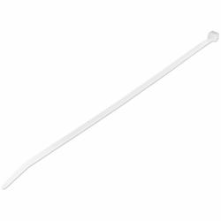 StarTech.com Fascette fermacavo riutilizzabili da 25 cm - 4 mm di larghezza, 55mm di diametro del fascio e resistenza alla trazione 22 kg, fascette in nylon autobloccanti, Omologati 94V-2/UL, 100 pezzi - bianco 