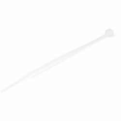 StarTech.com Fascetta Fermacavi da 10cm - Fascetta in Plastica Stringicavo Larga 2mm, Diametro del Fascio 22mm, Resistenza alla Trazione 8kg - Autobloccante - 94V-2/UL - Confezione da 100 pezzi - Bianca 