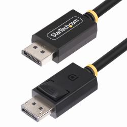 StarTech.com Cavo DisplayPort 2.1 da 3 m, cavo DP 2.1 certificato VESA DP40 con UHBR10/HDR/HDCP 2.2, 8K60Hz/4K144Hz DSC 1.2a, 40Gbps, Cavo per Monitor DP UHD, M/M 