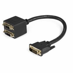 StarTech.com Cavo splitter video digitiale DVI-D a 2 DVI-D da 30 cm - M/F 